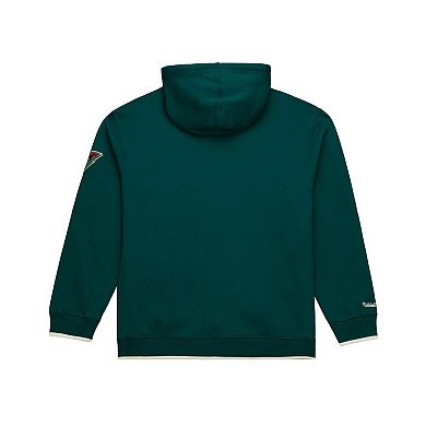 Men's Mitchell & Ness Green Minnesota Wild Team Legacy Hoodie