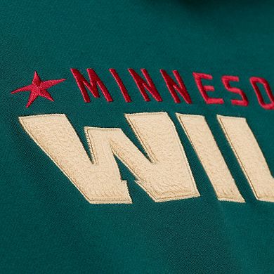 Men's Mitchell & Ness Green Minnesota Wild Team Legacy Hoodie