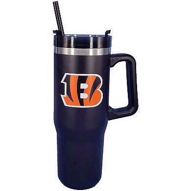 "Pegasus Cincinnati Bengals 60"" x 70"" Logo Blanket and 30oz Stainless Steel Tumbler Combo"