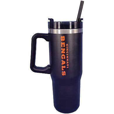 "Pegasus Cincinnati Bengals 60"" x 70"" Logo Blanket and 30oz Stainless Steel Tumbler Combo"