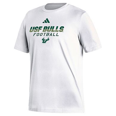 Men's adidas White South Florida Bulls Fresh T-Shirt
