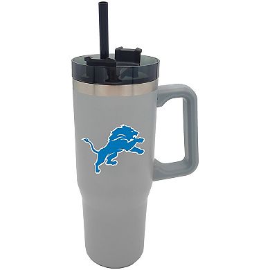 "Pegasus Detroit Lions 60"" x 70"" Logo Blanket and 30oz Stainless Steel Tumbler Combo"