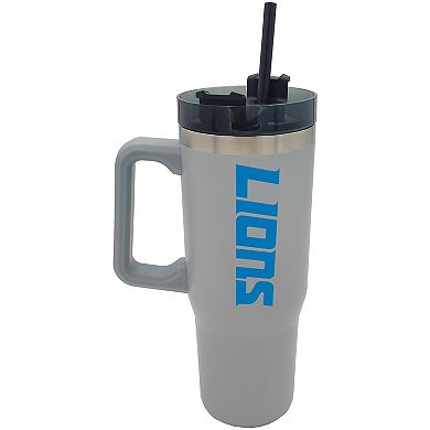 "Pegasus Detroit Lions 60"" x 70"" Logo Blanket and 30oz Stainless Steel Tumbler Combo"