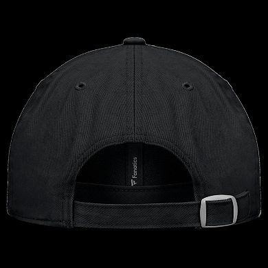 Women's Fanatics Black Boston Bruins Core Logo Adjustable Hat