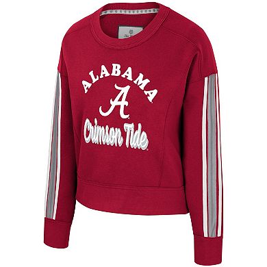 Women's Colosseum Crimson Alabama Crimson Tide Honeymoon Sweatshirt