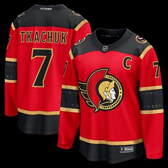 Men's Fanatics Brady Tkachuk Red Ottawa Senators Alternate Breakaway Jersey