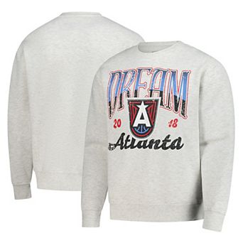 Unisex Stadium Essentials Oatmeal Atlanta Dream Sky High Fleece Crew Neck Sweatshirt