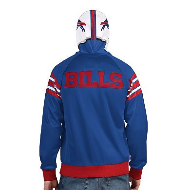 Men's Pro Player Royal/White Buffalo Bills Helmet Full-Zip Hooded Track Jacket