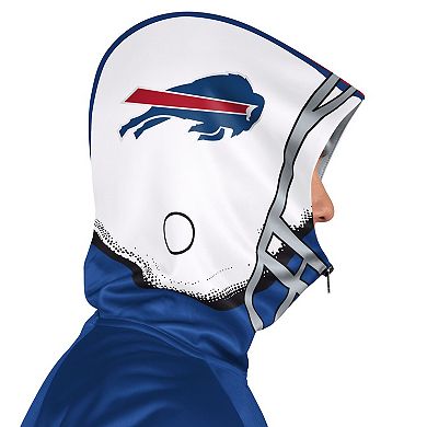 Men's Pro Player Royal/White Buffalo Bills Helmet Full-Zip Hooded Track Jacket