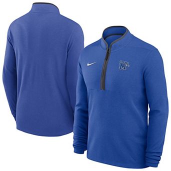 Men's Nike Royal Memphis Tigers Basketball Victory Dri-FIT Half-Zip Pullover