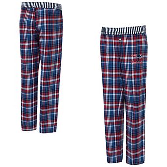 Women's Concepts Sport Navy New England Patriots Laney Plaid Tri-Blend Pants