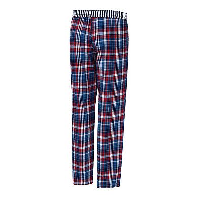 Women's Concepts Sport Navy New England Patriots Laney Plaid Tri-Blend Pants