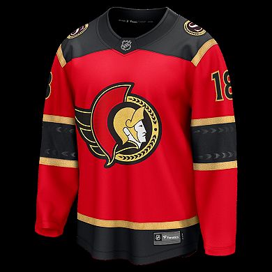 Men's Fanatics Tim Stutzle Red Ottawa Senators Alternate Breakaway Jersey