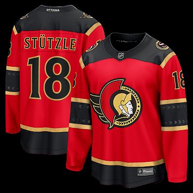 Men's Fanatics Tim Stutzle Red Ottawa Senators Alternate Breakaway Jersey