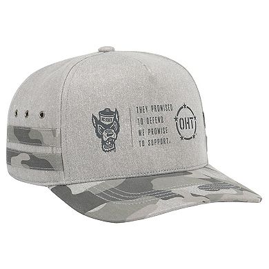 Unisex Colosseum Gray NC State Wolfpack OHT Squad Podium Adjustable Hat
