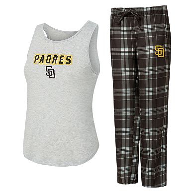 Women's Concepts Sport San Diego Padres Regulate Tank & Pant Set