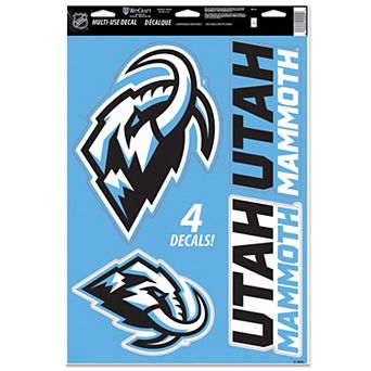 WinCraft Utah Mammoth Primary 11'' x 17'' Multi-Use Decal Sheet