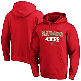 Men's Fanatics Scarlet San Francisco 49ers Big & Tall Fleece Hoodie