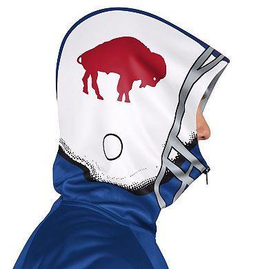 Men's Pro Player Royal/Red Buffalo Bills Retro Helmet Full-Zip Hooded Track Jacket