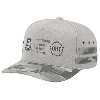 Unisex Colosseum Gray Arizona Wildcats OHT Squad Podium Adjustable Hat