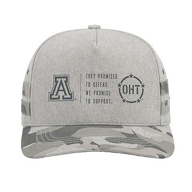 Unisex Colosseum Gray Arizona Wildcats OHT Squad Podium Adjustable Hat