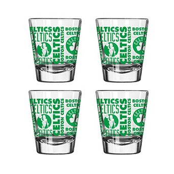 Boston Celtics 4-Pack 2oz. Shot Glass Set