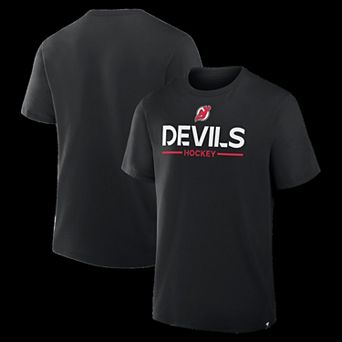 Men's Fanatics Black New Jersey Devils Authentic Pro Primary T-Shirt
