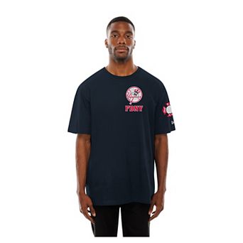 Men's New Era Navy New York Yankees FDNY Embroidered T-Shirt