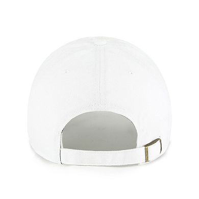 Women's '47 White Boston Bruins Confetti Clean Up Adjustable Hat