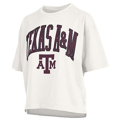 Women's Pressbox White Texas A&M Aggies Nelson T-Shirt