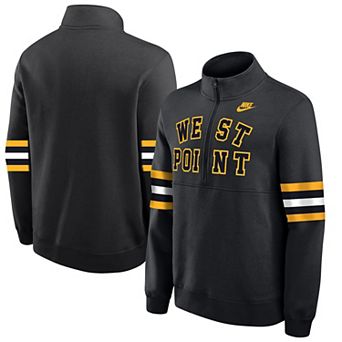 Men's Nike Black Army Black Knights West Point Classic Collection Club Fleece Half-Zip Pullover