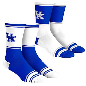 Unisex Rock Em Socks Kentucky Wildcats 2-Pack Color Block Crew Socks Set
