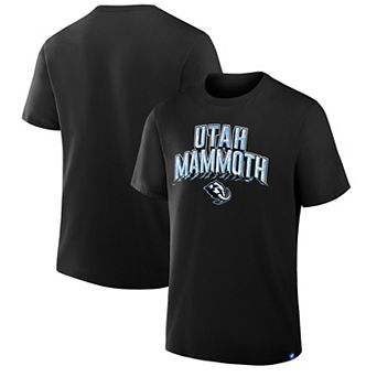Men's Profile Black Utah Mammoth Big & Tall Short Sleeve T-Shirt