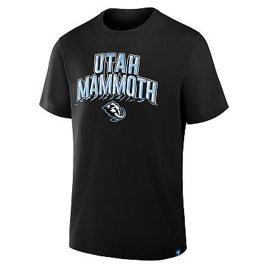 Men's Profile Black Utah Mammoth Big & Tall Short Sleeve T-Shirt