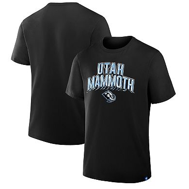 Men's Profile Black Utah Mammoth Big & Tall Short Sleeve T-Shirt