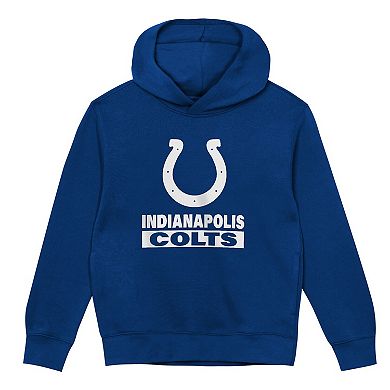 Toddler Outerstuff Royal Indianapolis Colts Back to Basics Hoodie