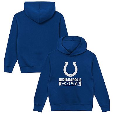 Toddler Outerstuff Royal Indianapolis Colts Back to Basics Hoodie