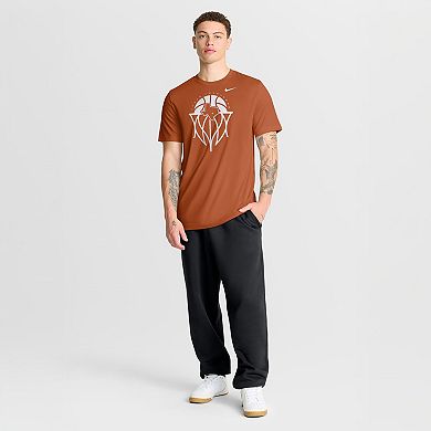 Men's Nike Texas Orange Texas Longhorns Basketball Icon Legend T-Shirt
