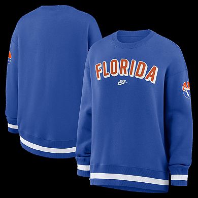 Women's Nike Royal Florida Gators Oversized Legacy Phoenix Sweatshirt