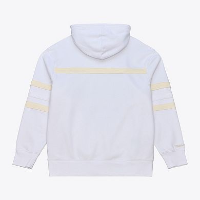 Men's Mitchell & Ness White Indianapolis Colts Head Coach White Out Edition Hoodie