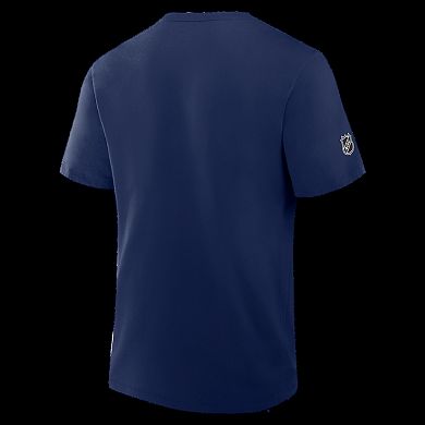 Men's Fanatics Navy Washington Capitals Authentic Pro Primary T-Shirt