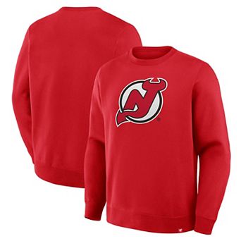 Men's Fanatics Red New Jersey Devils Essential Legacy Sweatshirt