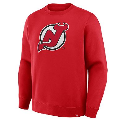 Men's Fanatics Red New Jersey Devils Essential Legacy Sweatshirt