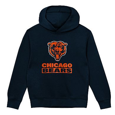 Preschool Outerstuff Navy Chicago Bears Back to Basics Hoodie