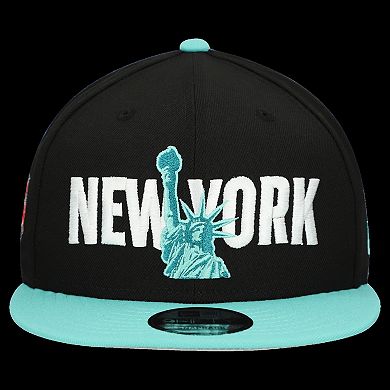 Men's New Era Black New York Red Bulls 9FIFTY Snapback Hat