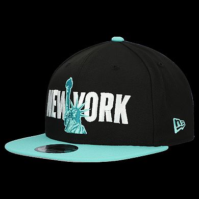 Men's New Era Black New York Red Bulls 9FIFTY Snapback Hat