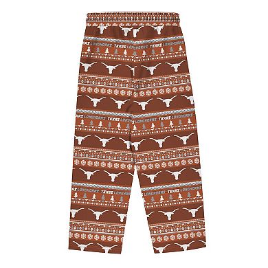 Youth Outerstuff Texas Orange Texas Longhorns Ugly Sweater Pajama Set