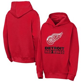 Youth Outerstuff Red Detroit Red Wings Back to Basics Hoodie