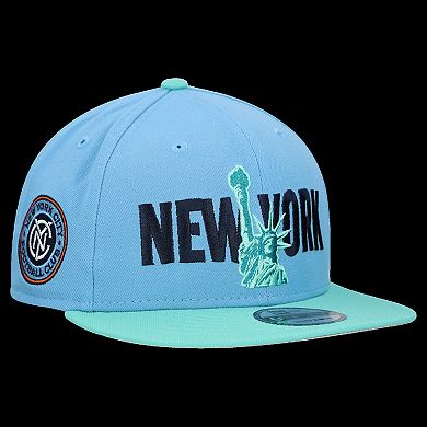 Men's New Era Sky Blue New York City FC 9FIFTY Snapback Hat