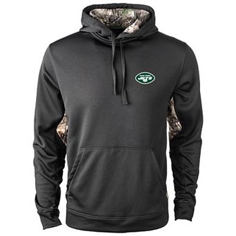 Men's Dunbrooke Black New York Jets Ranger Real Tree Camo Hoodie